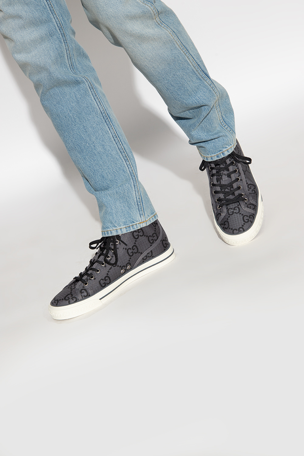 Gucci - Gucci Tennis 1977 high-top sneakers Gucci
